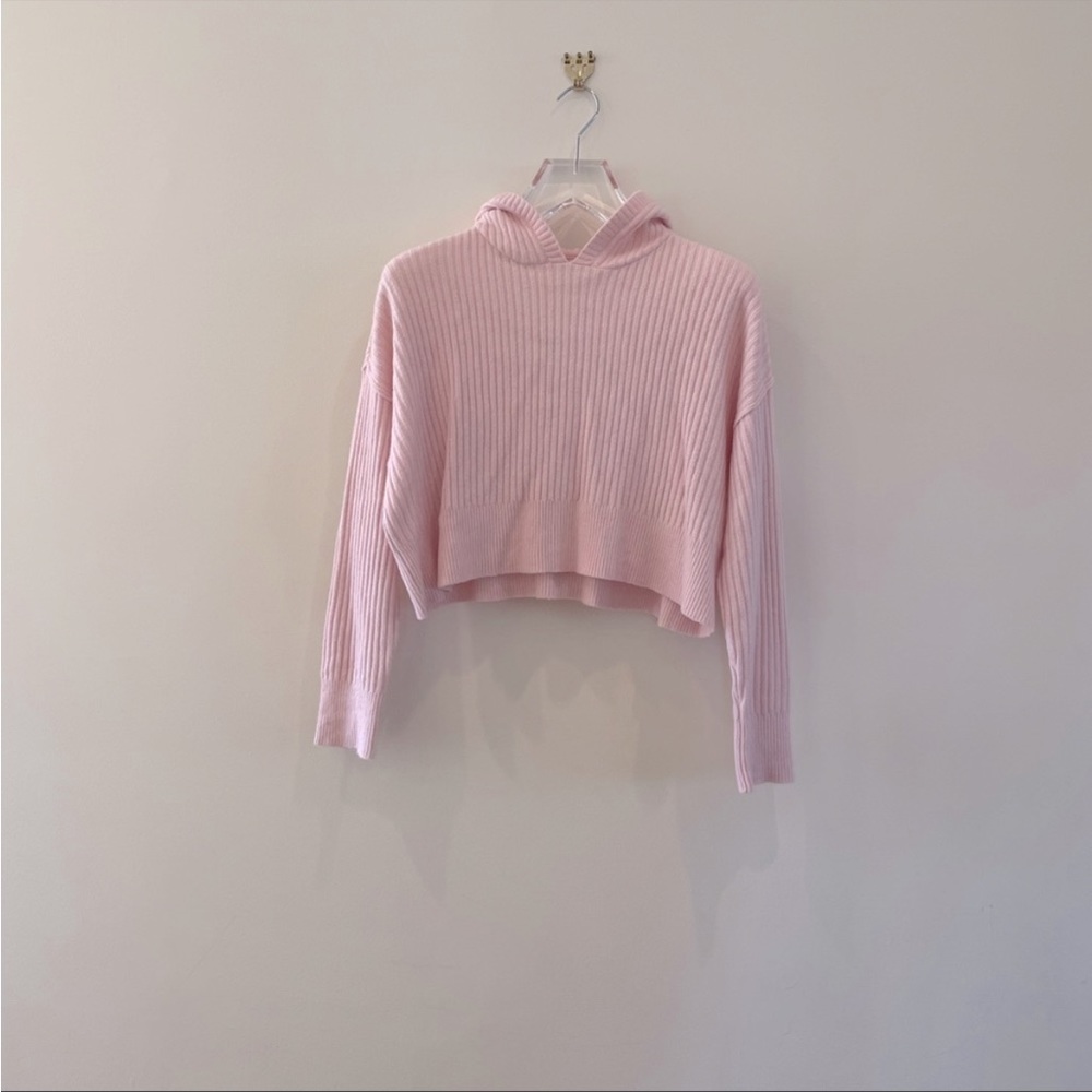 Pink aerie hoodie sweater like new